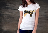 Artist Series by FHoD - Ladies' short sleeve t-shirt - Cow - Farm Hard or Die