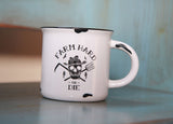 Farm Hard or Die Vintage Tinware Style Mug - Farm Hard or Die