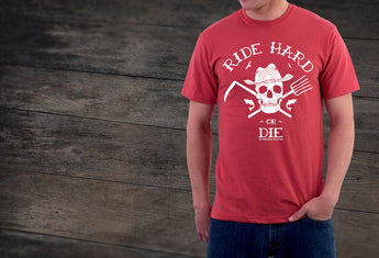 RIDE FOR REDD — Short sleeve men's t-shirt - Farm Hard or Die