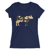 Artist Series by FHoD - Ladies' short sleeve t-shirt - Cow - Farm Hard or Die