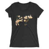 Artist Series by FHoD - Ladies' short sleeve t-shirt - Cow - Farm Hard or Die