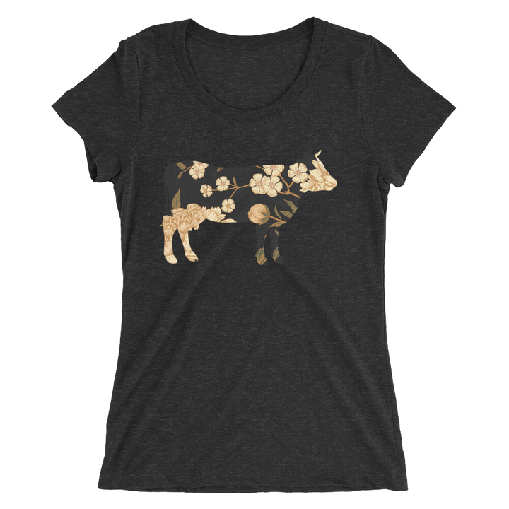 Artist Series by FHoD - Ladies' short sleeve t-shirt - Cow - Farm Hard or Die