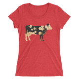 Artist Series by FHoD - Ladies' short sleeve t-shirt - Cow - Farm Hard or Die