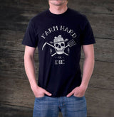 Men's Farm Hard or Die T-Shirt - Black - Farm Hard or Die
