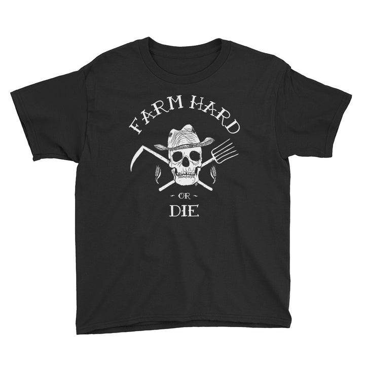 Youth Short Sleeve T-Shirt - Farm Hard or Die