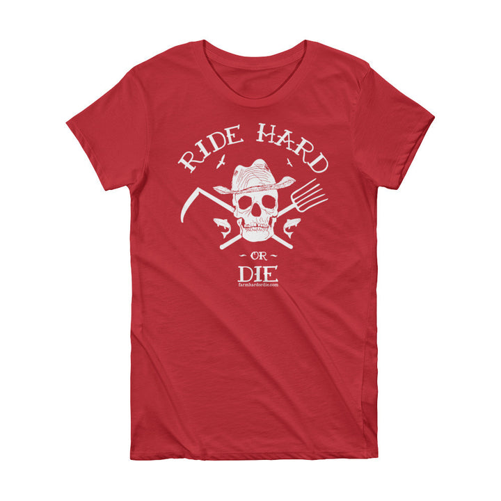 RIDE FOR REDD — Short Sleeve Women's T-shirt - Farm Hard or Die