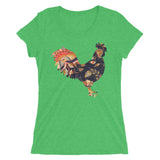 Artist Series by FHoD - Ladies' short sleeve t-shirt - Rooster - Farm Hard or Die